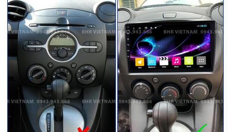 Màn hình DVD Android xe Mazda 2 2007 - 2014 | Gotech GT6 New